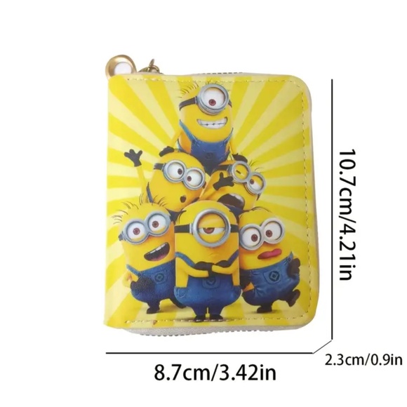NIP! Minions Small Zip Around Wallet! - Picture 3 of 3